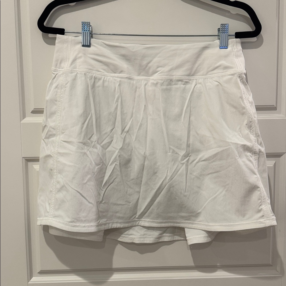 Lululemon Pace Rival MR White Skirt Long